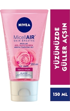 Nivea Micellair Gül Suyu İçeren Makyaj Temizleme Jeli 150 ML Nivea Micellair Gül Suyu İçeren Makyaj Temizleme Jeli 150 ML
