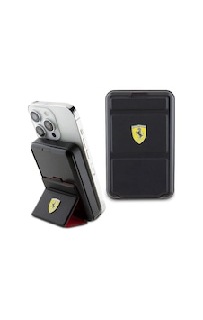 Ferrari 973wp Lisanslı M-safe Şarj Özellikli Standlı Metal Logolu Powerbank 10.000mah Siyah Ferrari 973wp Lisanslı M-safe Şarj Özellikli Standlı Metal Logolu Powerbank 10.000mah Siyah