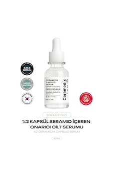 %2 Kapsül Seramid İçeren Onarıcı Yüz Serumu Ceramedix Capsule Serum