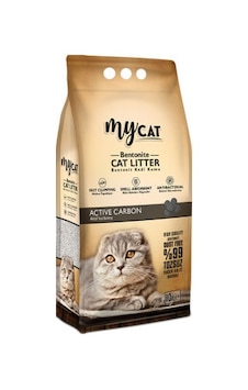 MyCat Aktif Karbonlu Topaklaşan Bentonit Kedi Kumu 10 Lt MyCat Aktif Karbonlu Topaklaşan Bentonit Kedi Kumu 10 Lt