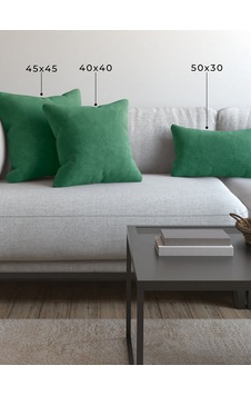 Soft Series Çam Yeşili Kırlent, Yastık Kılıfı Çam Yeşili