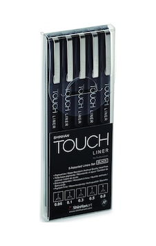 Touch Liner Teknik Çizim Kalemi Seti 5'li Touch Liner Teknik Çizim Kalemi Seti 5'li