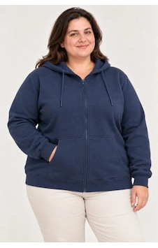 Rkm Ticaret Battal Büyük Beden Üç İplik İçi Şardonlu Kapüşonlu Tam Fermuarlı Kışlık Sweatshirt - Lacivert Rkm Ticaret Battal Büyük Beden Üç İplik İçi Şardonlu Kapüşonlu Tam Fermuarlı Kışlık Sweatshirt - Lacivert