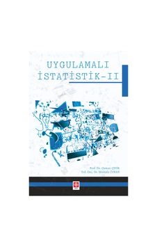 Uygulamalı İstatistik 2- Ekin Basım Yayın Uygulamalı İstatistik 2- Ekin Basım Yayın