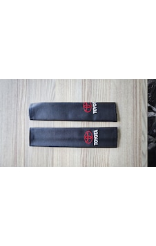 Toyota Nakışlı Emniyet Kemer Pedi Ön İki Kemer İçin Uyumlu Toyota Nakışlı Emniyet Kemer Pedi Ön İki Kemer İçin Uyumlu