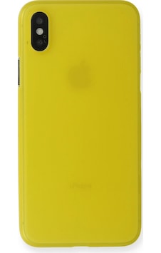 Cosmotex Newface Apple iPhone Uyumlu X Kılıf Pp Ultra İnce Kapak - Sarı Cosmotex Newface Apple iPhone Uyumlu X Kılıf Pp Ultra İnce Kapak - Sarı