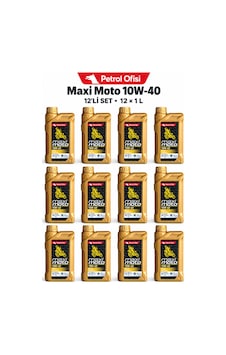 Petrol Ofisi Maxi Moto 10w-40 12 Adet X 1 L Petrol Ofisi Maxi Moto 10w-40 12 Adet X 1 L