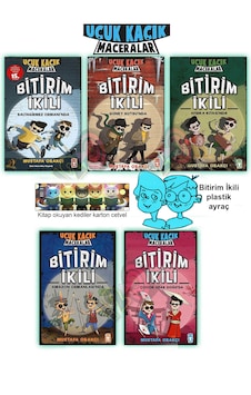 Bitirim İkili Uçuk Kaçık Maceralar 5 Kitap 8-9yaş Baltagirmez Güney Kutbu Afrika Uzak Doğu Amazon