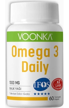 Voonka Omega 3 Daily 60 Kapsül
