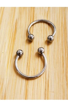 Monalisa Home Gümüş Renk İki Adet 13mm Yarın Ay Pirsing Diğer Monalisa Home Gümüş Renk İki Adet 13mm Yarın Ay Pirsing Diğer