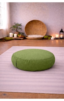 Zafu Yoga Meditasyon Minderi - Yuvarlak Meditasyon Minderi Yeşil Zafu Yoga Meditasyon Minderi - Yuvarlak Meditasyon Minderi Yeşil