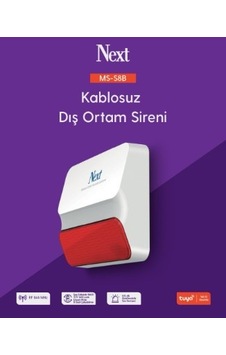 Next Ms-s8b Kablosuz Alarm - Kablolu Siren Next Ms-s8b Kablosuz Alarm - Kablolu Siren