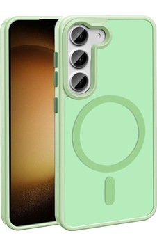 Teleplus Samsung Galaxy Uyumlu S24 Fe Kılıf M-safe Şarj Özellikli Mat Arka Yüzey Sio Kapak Teleplus Samsung Galaxy Uyumlu S24 Fe Kılıf M-safe Şarj Özellikli Mat Arka Yüzey Sio Kapak