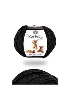 Amigurumi Örgü İpi Siyah K940 Amigurumi Örgü İpi Siyah K940