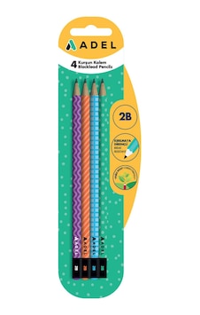 Pattern Kurşun Kalem 2b 4'lü Pattern Kurşun Kalem 2b 4'lü