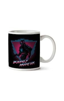 Judge Dredd Bounty Hunter İki Tarafı Baskılı Kupa Bardak Judge Dredd Bounty Hunter İki Tarafı Baskılı Kupa Bardak