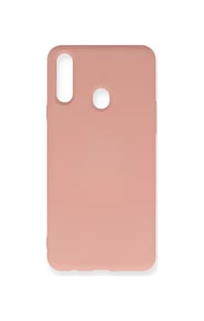 Samsung Galaxy A20s Kılıf Nano İçi Kadife Silikon - Pudra Samsung Galaxy A20s Kılıf Nano İçi Kadife Silikon - Pudra