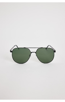 Unisex Köşeli Siyah Metal Çerçeveli Yeşil Camlı Güneş Gözlüğü-34865 Çok Renkli Unisex Köşeli Siyah Metal Çerçeveli Yeşil Camlı Güneş Gözlüğü-34865 Çok Renkli