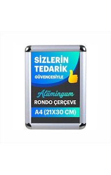 A4 Alüminyum Rondo Çerçeve 10 Adet A4 Alüminyum Rondo Çerçeve 10 Adet