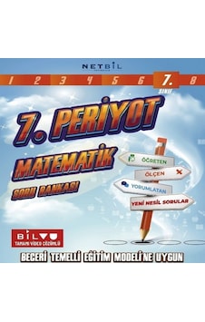 Netbil Yayınları 7. Sınıf Periyot Matematik Soru Bankası Netbil Yayınları 7. Sınıf Periyot Matematik Soru Bankası