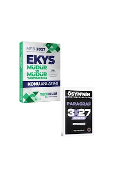 Yediiklim 2027 Meb Ekys Müdür Ve Yardımcılığı Konu Anlatımlı+evp Akademi Paragraf Yediiklim 2027 Meb Ekys Müdür Ve Yardımcılığı Konu Anlatımlı+evp Akademi Paragraf