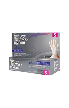 Florex Flex Ten Renk Pudrasız Eldiven Small Beden 100'lü