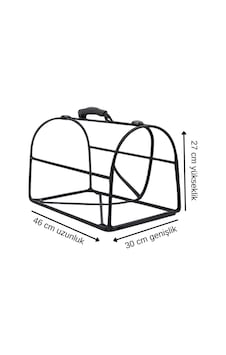 Tr Flybag Voyager Fileli Model Kedi Ve Köpek Taşıma Çantası, 46x30x27 Cm, Yeşil-siyah Tr Flybag Voyager Fileli Model Kedi Ve Köpek Taşıma Çantası, 46x30x27 Cm, Yeşil-siyah