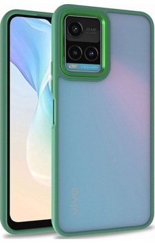 Vivo Y33s Kılıf Zore Flora Kapak Yeşil
