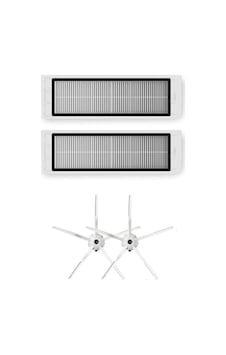 Roborock S5 Max (Beyaz) Uyumlu Yedek Filtre Ve Yan Fırça-4 Parça Roborock S5 Max (Beyaz) Uyumlu Yedek Filtre Ve Yan Fırça-4 Parça