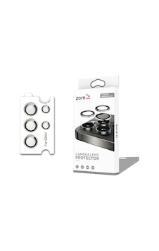 Samsung Uyumlu Galaxy S25 Ultra Zore Cl-12 Premium Safir Parmak İzi Bırakmayan Anti-reflective Kamera Lens Koruyucu Gri