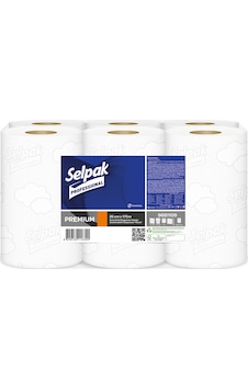 Selpak Professional Premium Sensörlü Dispenser Rulo Havlu 6'lı 25 CM x 175 M Selpak Professional Premium Sensörlü Dispenser Rulo Havlu 6'lı 25 CM x 175 M