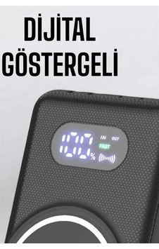 10.000 Mah Powerbank 4 Portlu Hızlı Şarj Dijital Göstergeli Çoklu Renk
