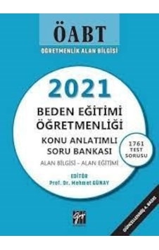 ÖABT Beden Eğitimi Öğretmenliği Konu Anlatımlı Soru Bankası Gazi