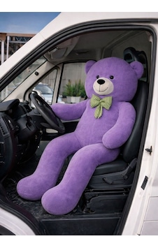 160 Cm Dev Peluş Ayı Hediyelik Peluş Oyuncak Lila 160 Cm Dev Peluş Ayı Hediyelik Peluş Oyuncak Lila