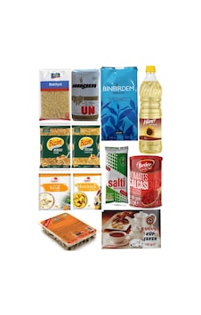 Ramazan Paketi Erzak Yardım Kolisi Paketi 12 Parça Ramazan Paketi Erzak Yardım Kolisi Paketi 12 Parça