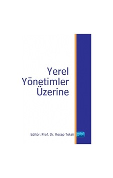 Yerel Yönetimler Üzerine Recep Tekeli Yerel Yönetimler Üzerine Recep Tekeli