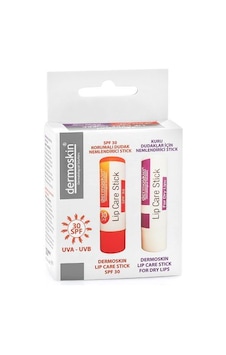 Dermoskin Lip Care + Lip Care Stick SPF30 Dudak Bakım Kremi Seti Dermoskin Lip Care + Lip Care Stick SPF30 Dudak Bakım Kremi Seti