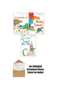 Tuhaf Bir Gün 3'lü Resimli Hikaye Kitabı Seti + Okuma Sticker'ları Tuhaf Bir Gün 3'lü Resimli Hikaye Kitabı Seti + Okuma Sticker'ları