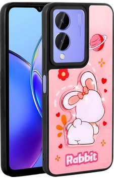 Vivo Y17s Case Shining Embossed Zore Amas Silicone Cover With Iconic Figure