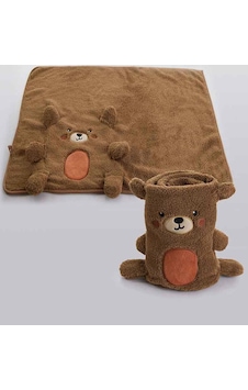 Denokids Ayıcıklı Bebek Battaniye Çok Renkli