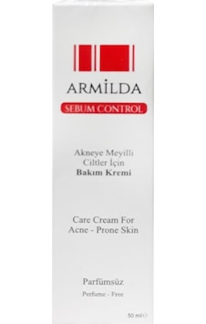 Armilda Akneye Meyilli Ciltler için Sebum Kontrol Bakım Kremi 50 ML Armilda Akneye Meyilli Ciltler için Sebum Kontrol Bakım Kremi 50 ML