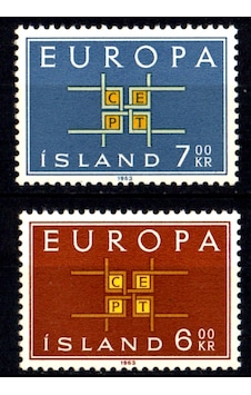 İzlanda 1963 Europa Pulları Ws0342 İzlanda 1963 Europa Pulları Ws0342