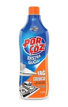Porçöz Ekstra Güçlü Yağ Çözücü Çamaşır Suyu Katkılı 1 L