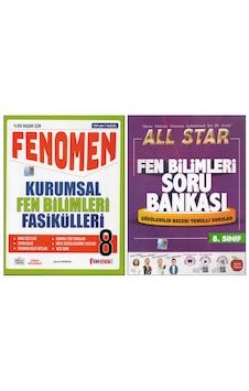 Fenomen 8.sınıf Fen Bilimleri Kurumsal Fasikülleri+newton All Star Fen Bilimleri 2 Kitap Fenomen 8.sınıf Fen Bilimleri Kurumsal Fasikülleri+newton All Star Fen Bilimleri 2 Kitap