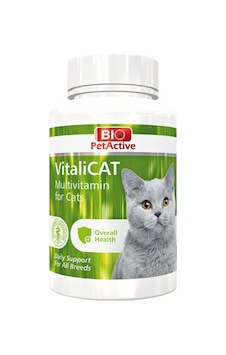 Biopetactive Vitalicat Kedi Multivitamin Tableti 75 Gr 150 Tablet Kediler Için Multivitamin Biopetactive Vitalicat Kedi Multivitamin Tableti 75 Gr 150 Tablet Kediler Için Multivitamin
