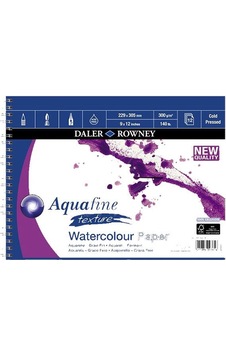 Daler Rowney Aquafine Texture Spiralli 12 Yaprak 300g 22.9x30.5 CM Daler Rowney Aquafine Texture Spiralli 12 Yaprak 300g 22.9x30.5 CM