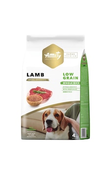 Amity Super Premium Az Tahıllı Kuzulu Yetişkin Köpek Maması 4 KG Amity Super Premium Az Tahıllı Kuzulu Yetişkin Köpek Maması 4 KG