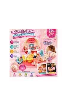 Taşınabilir Sırt Çantalı Tavşan Figürlü Mini Evcilik Oyun Seti - 895112729 Taşınabilir Sırt Çantalı Tavşan Figürlü Mini Evcilik Oyun Seti - 895112729