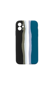 Ithınk Apple Uyumlu iPhone 11 Raınbow Silinebilir Kapak - Siyah Ithınk Apple Uyumlu iPhone 11 Raınbow Silinebilir Kapak - Siyah