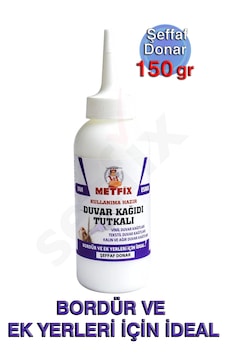 Metfix Hazır Sıvı Duvar Kağıdı Tutkalı 150gr, Şeffaf Donar, Bordür Ve Ek Yerleri İçin İdeal Metfix Hazır Sıvı Duvar Kağıdı Tutkalı 150gr, Şeffaf Donar, Bordür Ve Ek Yerleri İçin İdeal